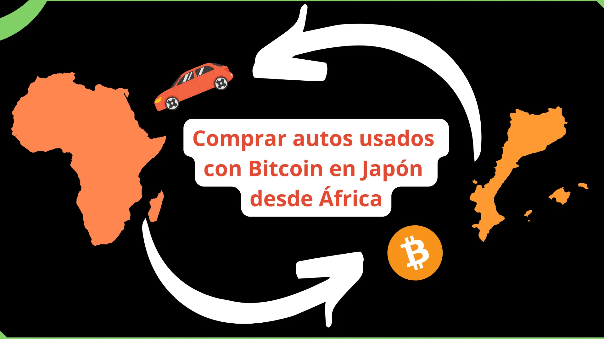 Cómo comprar autos usados con Bitcoin en Japón desde África