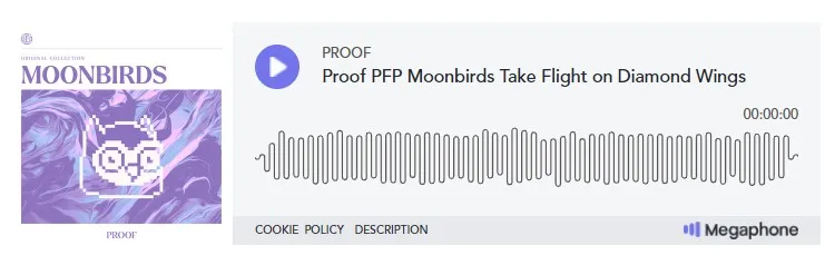 Podcast de Proof hablando sobre el proyecto Moonbirds NFT.