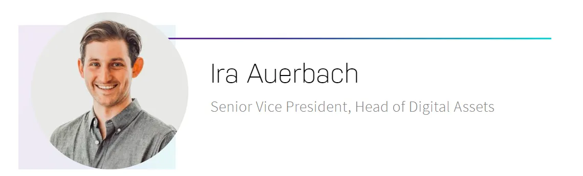 Ira Auerbach es vicepresidente sénior y director de Nasdaq Digital Assets.