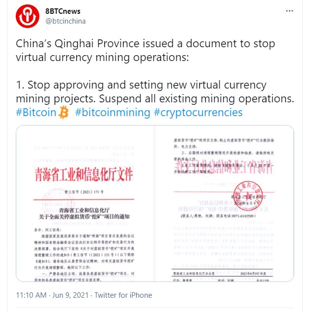 Mineros chinos de Bitcoin